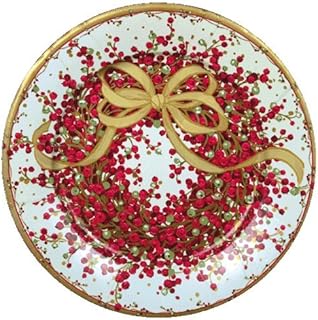 Christmas Plates Christmas Paper Plates Christmas Party Supplies Dessert Plates 8