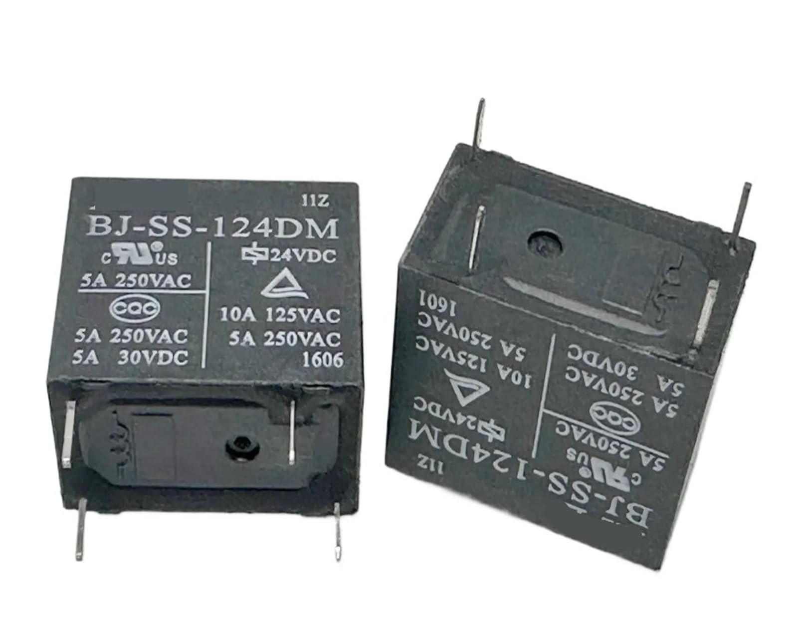 Relais 24V-5A BJ-SS-124DM à 4 broches pour circuits électroniques