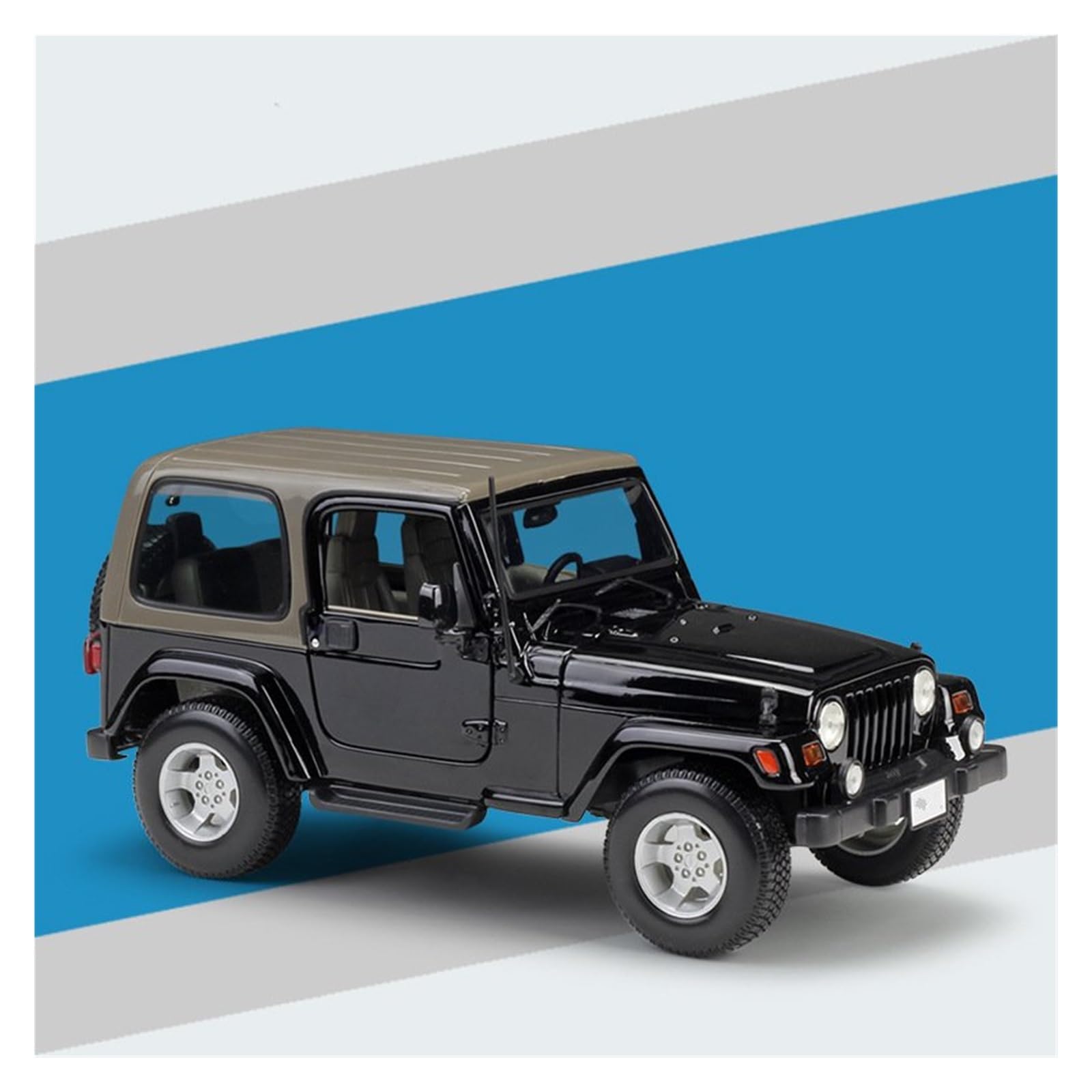 Btwodian Scale Model Car 1:18 For Wrangler For Sahara Alloy Diecasts Model Vehicles Ornaments