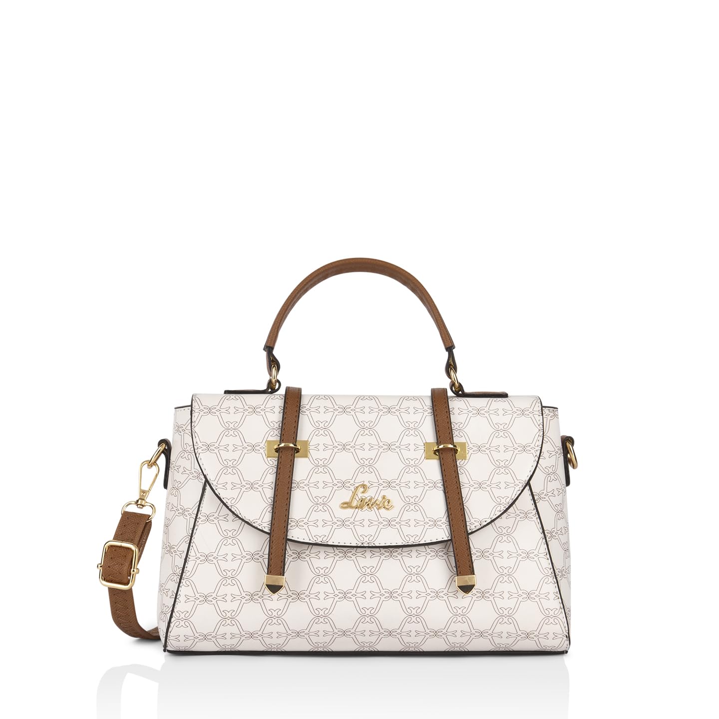 Women's Mono Beech Flap Satchel Bag | Satchel Handbag for Work | Ladies Purse | Stylish Shoulder Bag | Gift for Women