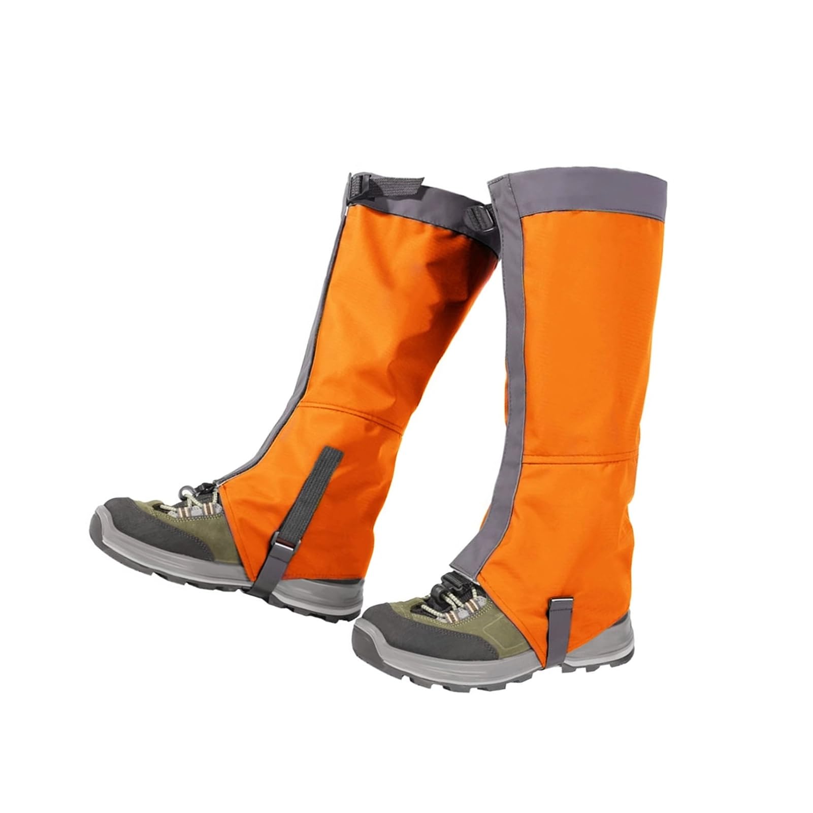 Genérico Polainas Ajustables, Protectoras For Botas De Nieve, For Senderismo, For Exteriores For Caza, For Terrenos Fangosos(Orange,M)