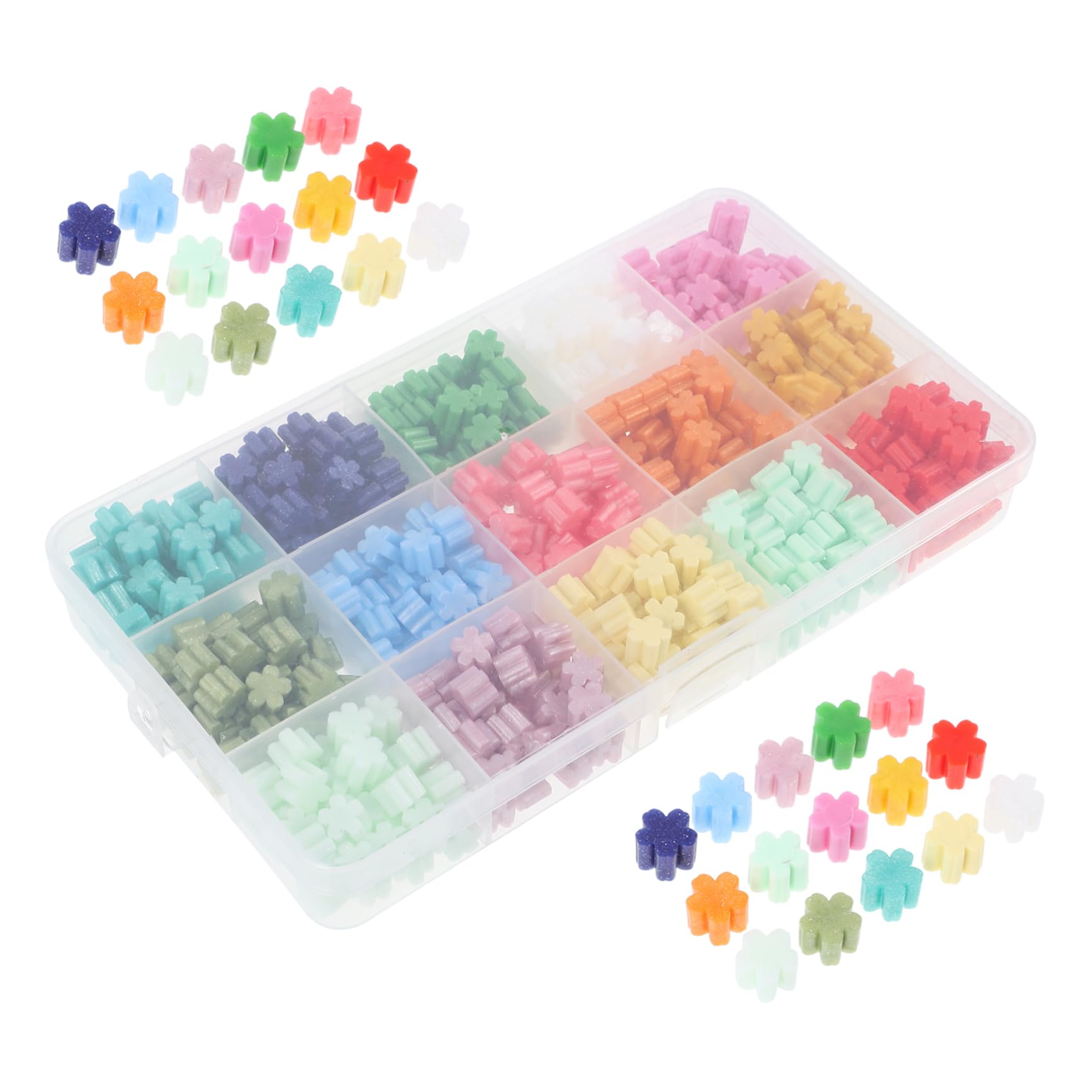 Uonlytech 5 Boxen Siegel Siegelsatz achteckige Wachssiegelperlen Wachssiegelmarken Siegelwachs Wachssiegelstempel Vintage Herstellung Wachssiegel-Stempelperlen Wachsperlen-Kit Wachs-Kit