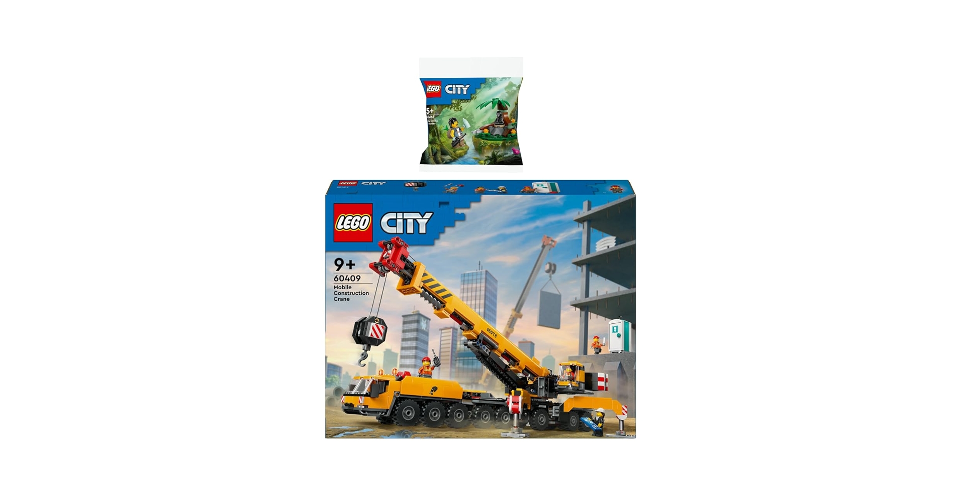 mc★ Yellow Mobile Construction Crane 60409 | City | Buy online