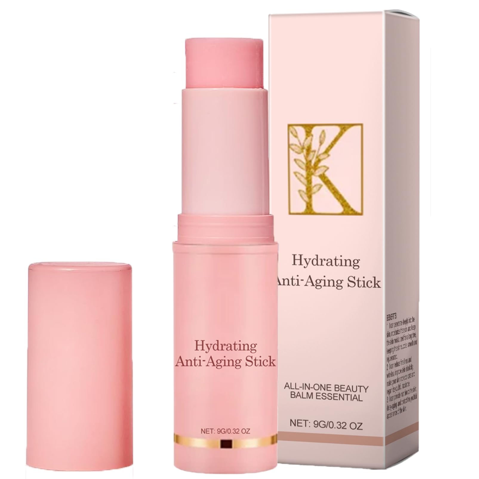 Wrinkle Multi Balm Stick, Pure Collagen Wand, All-in-One Hydrating Lip Balm, Bounce Skin Sticks Korean Skincare