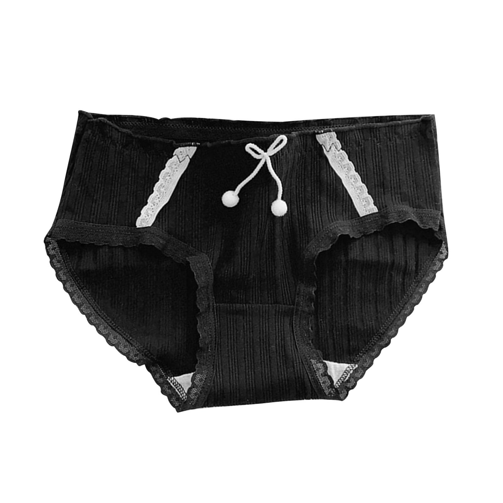 3-15 Girls Student Underwear Girls Breathable Mid Waist Student Briefs Base Shorts Full Crotch Pants