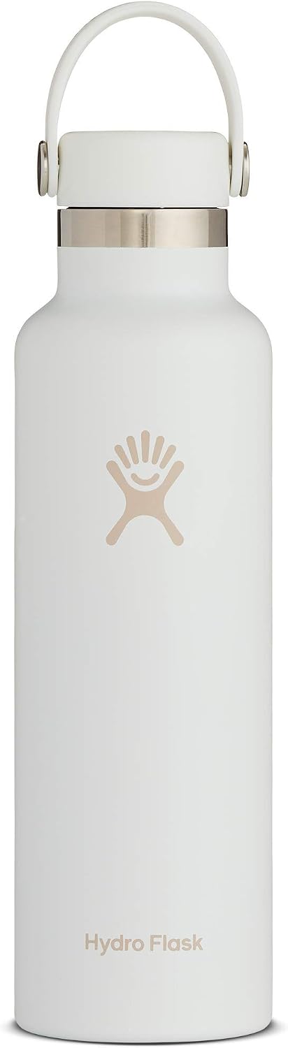 Hydro Flask Skyline Series Water Bottle, Flex Cap - 21 oz, White