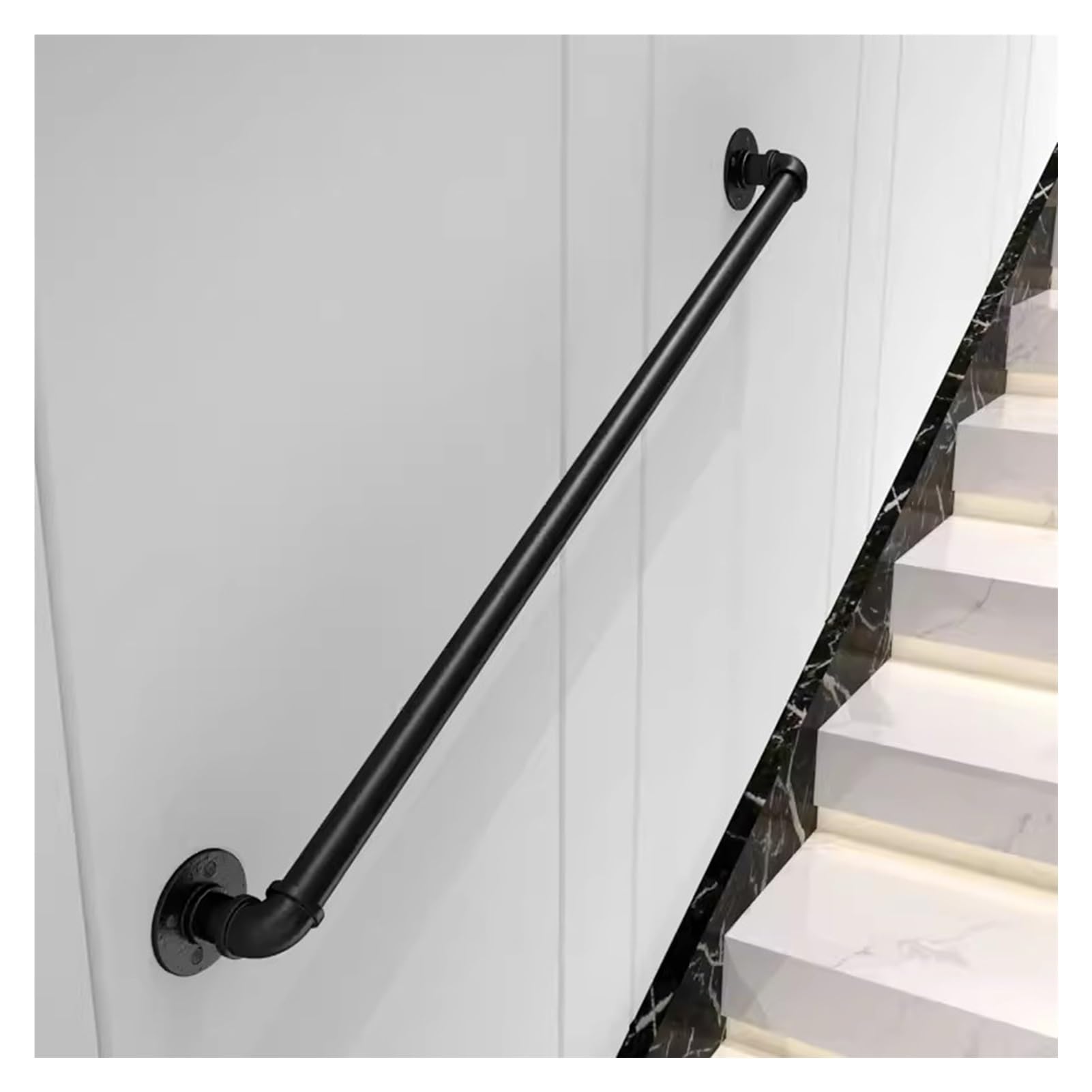 Rampe d'escalier en fer pour sécuriser l'intérieur et l'extérieur