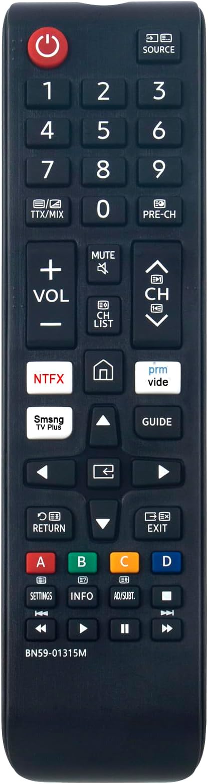 BN59-01315M Replaced Remote fit for Samsung Crystal UHD 4K HDR Smart TV
