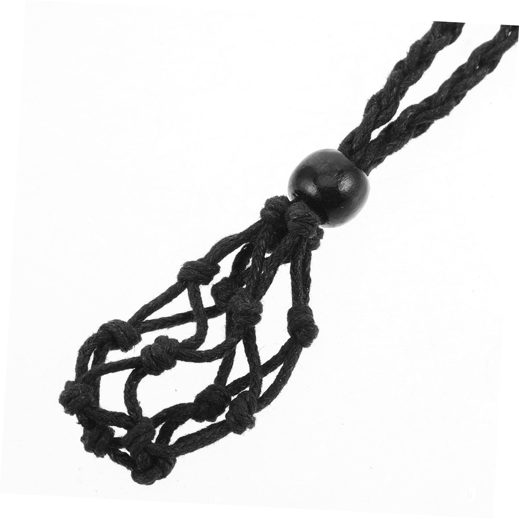 Corda Collana Regolabile Nera 24 Pezzi per Gioielli | Lavorazione Artigianale, Stile Etnico Unico, Uso Casuale e Creazione di Gioielli
