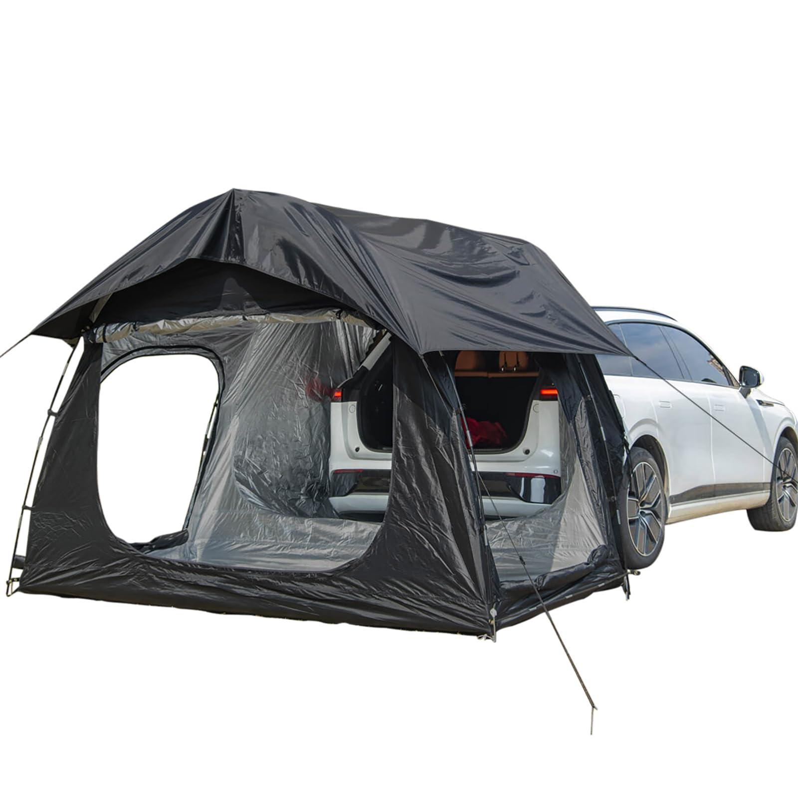 Auvent de Voiture 300 cm x 150 cm x 210 cm pour 2 à 3 Personnes, Tente de hayon pour Voiture, imperméable, Protection Solaire