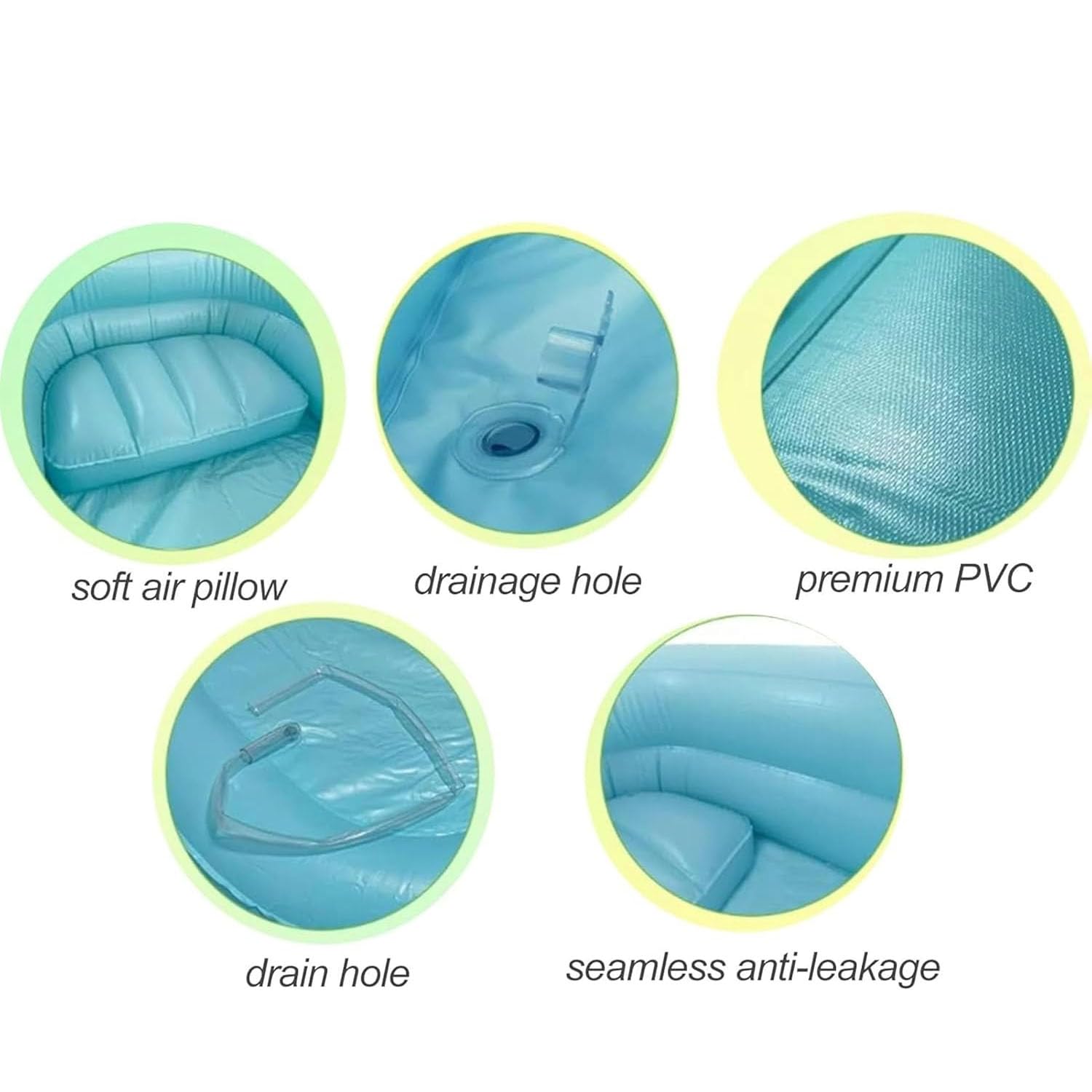 Kit de bañera inflable para ducha, diseño médico ergonómico con bomba de aire, alta elasticidad, sellado fuerte, inflado rápido, fácil almacenamiento para ancianos y discapacitados