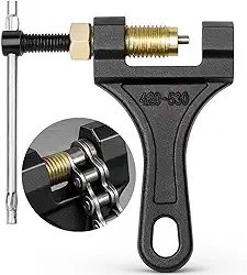 Chave Extratora de Pino para Correntes de Moto e Bicicleta, Compatível com 420/428/520/525/530, Aço Carbono, 3,8mm