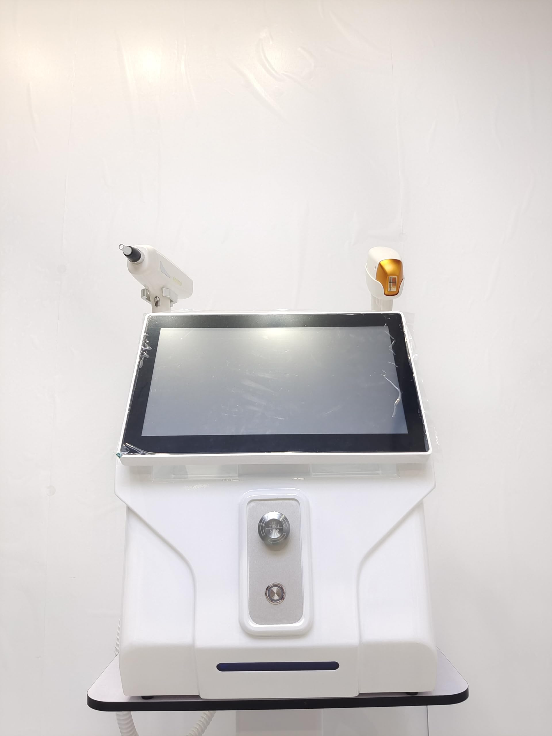 Dispositivo di epilazione laser a diodo 2 in 1 a picosecondi, macchina professionale per epilazione permanente indolore con manico di ghiaccio, dispositivo di bellezza per la rimozione dei tatuaggi