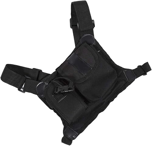 Miniatura 5 de Arnés de pecho de radio, funda universal para radio con correa de hombro ajustable, estuche de transporte de radios bidireccionales, accesorio para