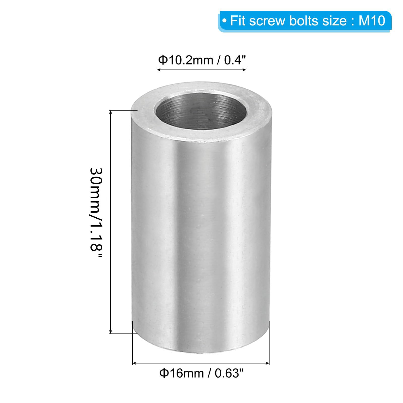 Unifizz M10 Aluminium Spacers - Image 2