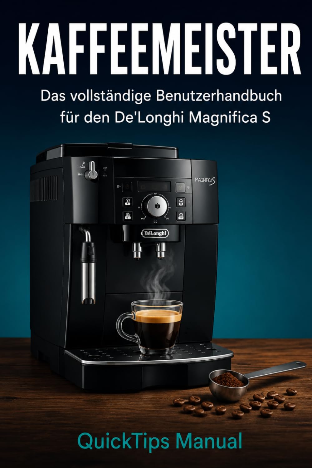 KAFFEEMEISTER: Das vollständige Benutzerhandbuch für den De'Longhi Magnifica S Kaffeevollautomaten: Einrichtung, Mahlgrad, Kaffeerezepte, Milchschaum, ... Entkalkung und Fehlerbehebung für Einsteiger