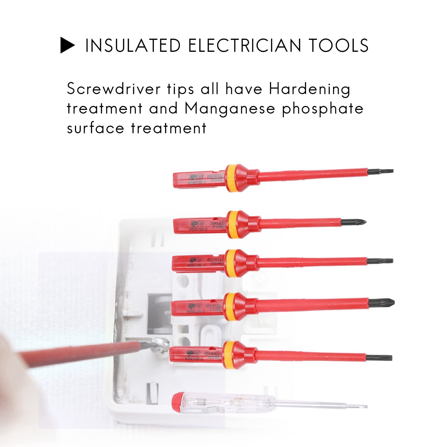 13 Pz Vde Isolato Cacciavite -V Alta Tensione 1000v Magnetico Cacciavite Crociforme Torx Utensili A Mano Durevole