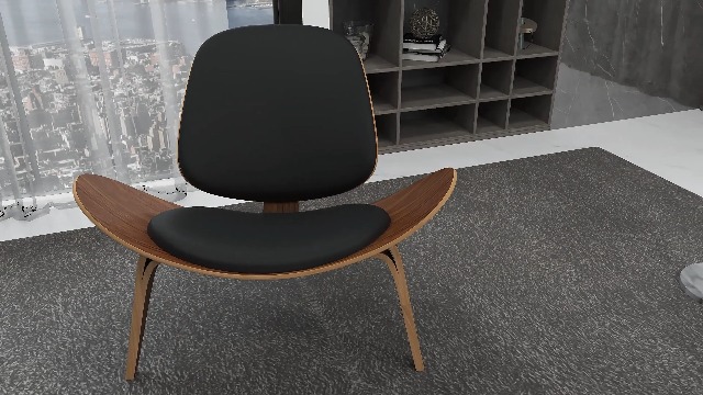 Sillón Plegable Blanco de Cuero Sintético miniatura 7