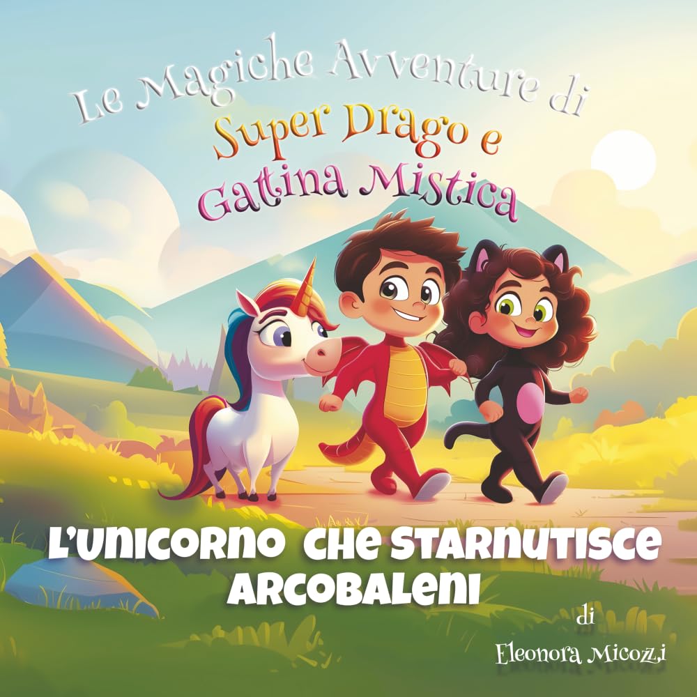 L'unicorno che starnutisce arcobaleni (Le Magiche Avventure di Super Drago e Gattina Mistica)