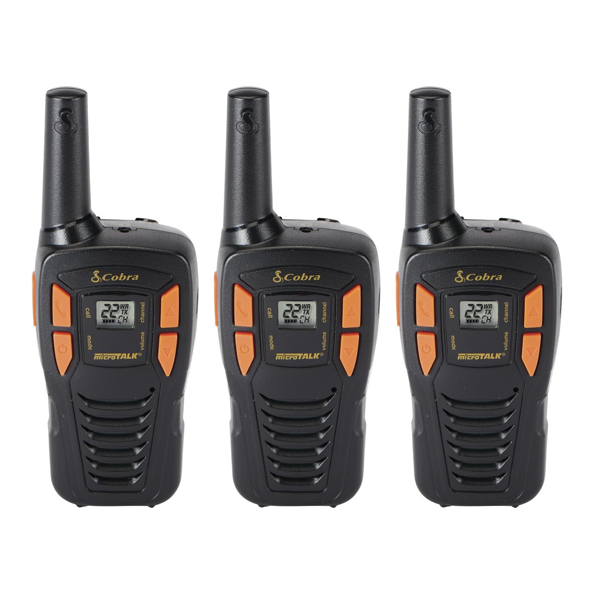 Amazon.com: Cobra ACXT145-3 Compact Walkie Talkies - Rechargeable
