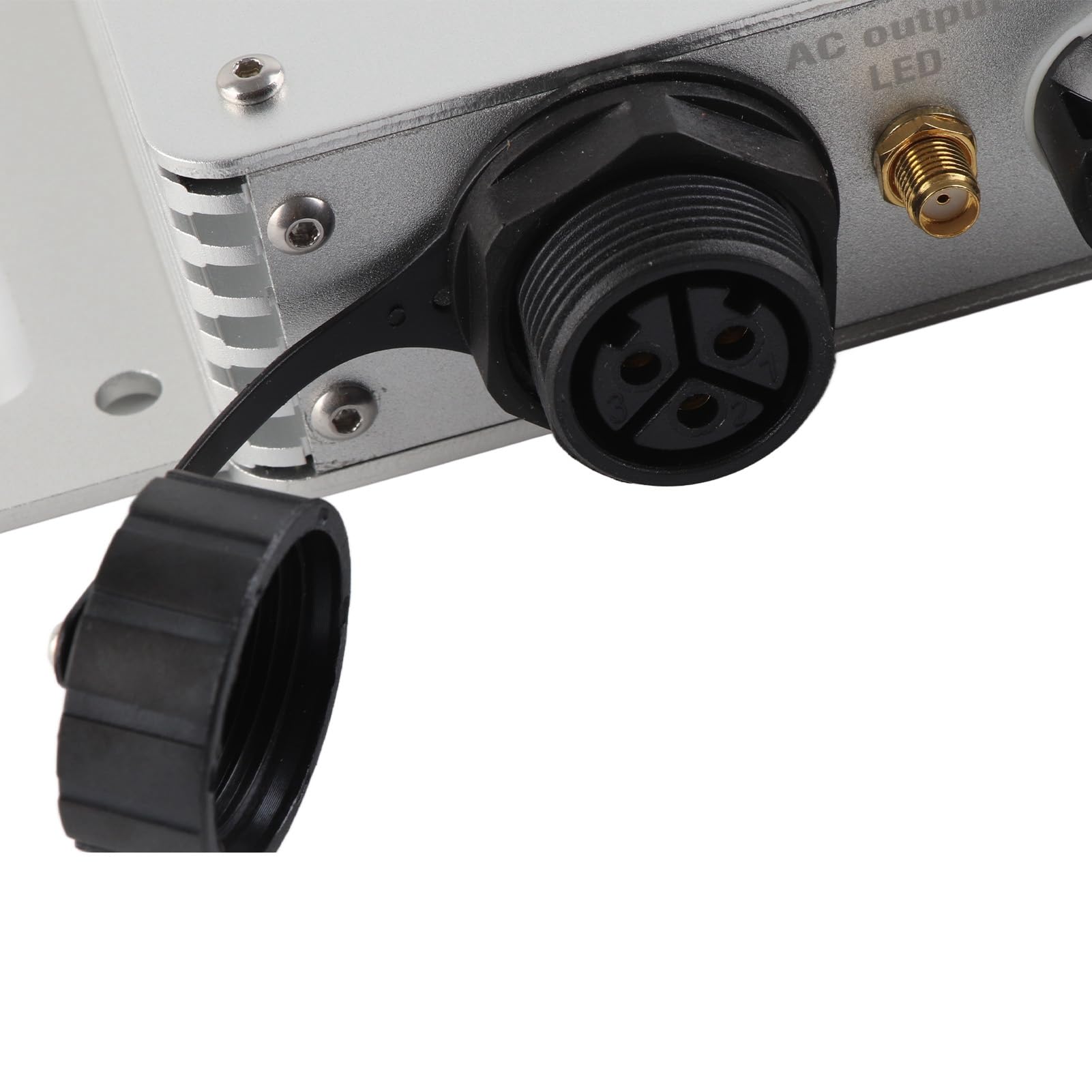 Onduleur Solaire Haute efficacité, Contrôle WiFi, 400W, (Argent)