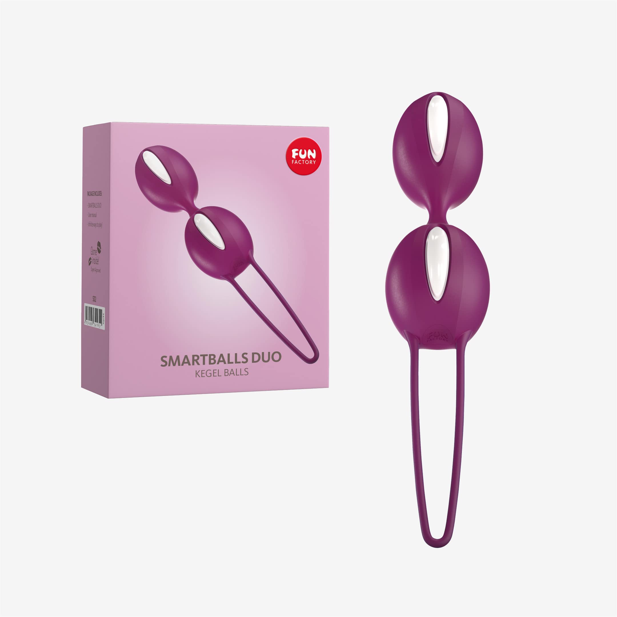 Fun Factory Kegel Balls for Women | Smart Balls Bladder Control Pelvic Floor Strengthening Device - Kegel Balls for Tightening