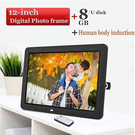 M-LKJ Zoll Digitaler Fotorahmen Elektronischer Fotorahmen USB-Digitaler Bilderrahmen mit Bewegungssensor-Fernbedienung und U-Disk-Bild-Videowiedergabe M-LKJ Zoll Digitaler Fotorahmen Elektronischer Fotorahmen USB-Digitaler Bilderrahmen mit Bewegungssensor-Fernbedienung und U-Disk-Bild-Videowiedergabe