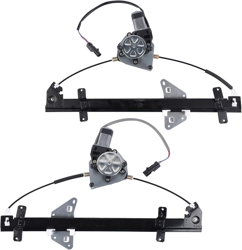 Regulador do vidro elétrico traseiro GLOSSY AUTO PARTS para Dodge Durango e Dakota – Par esquerdo e direito