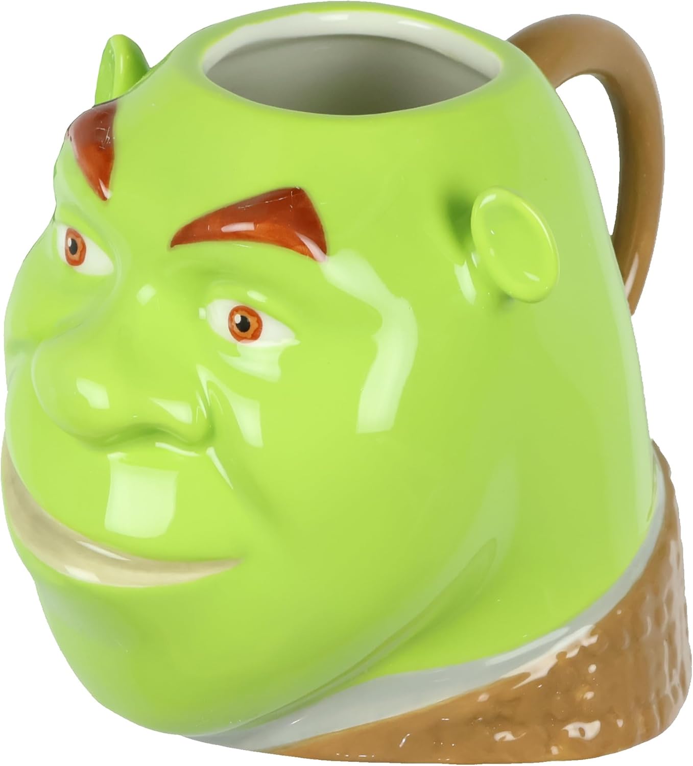 Surreal Entertainment Dreamworks Shrek Mug Ceramic 3D Molded Face Design Coffee Tea 20 oz Cup Drinkware - Image 4