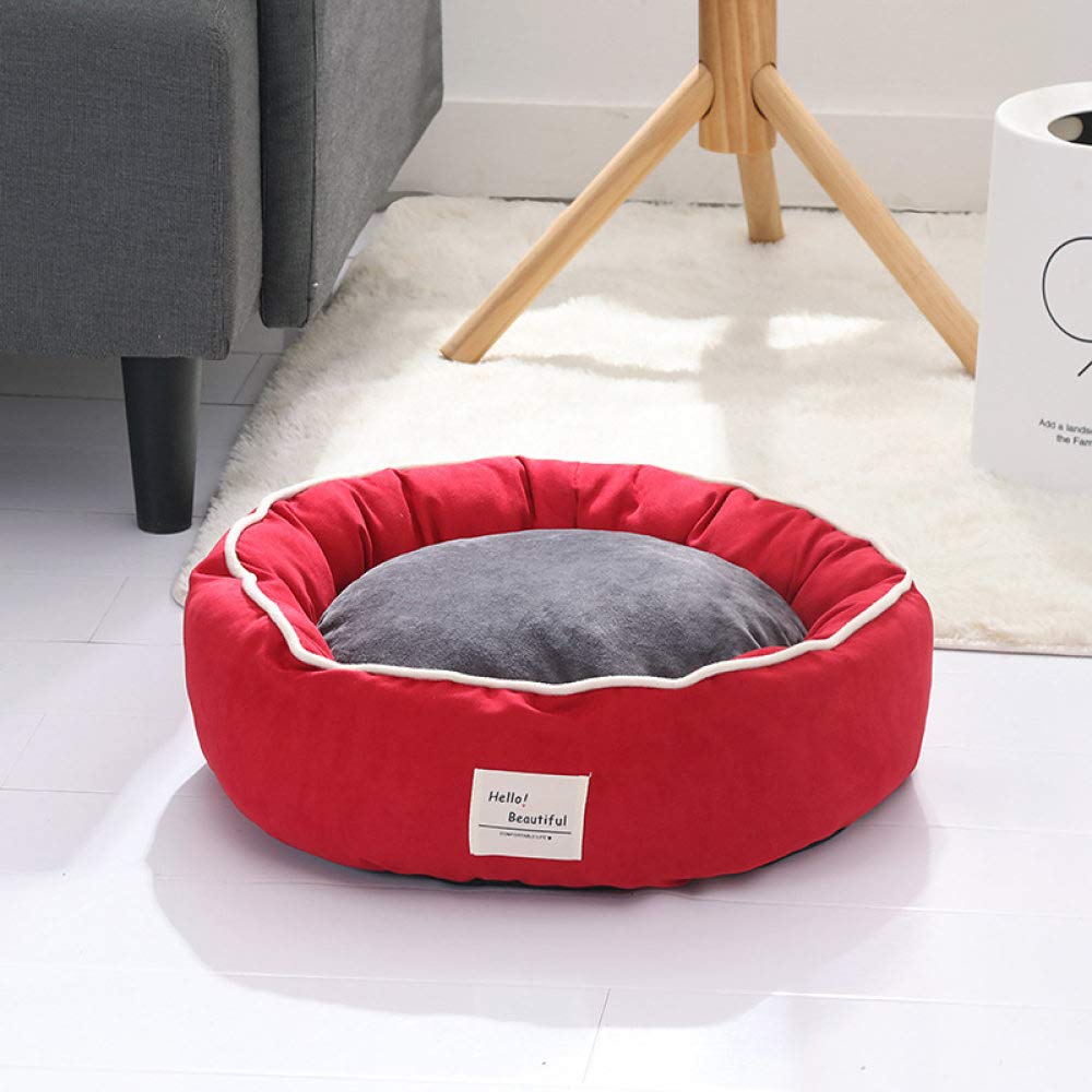 Lit pour chat moelleux avec coussin donut et cachette ergonomique