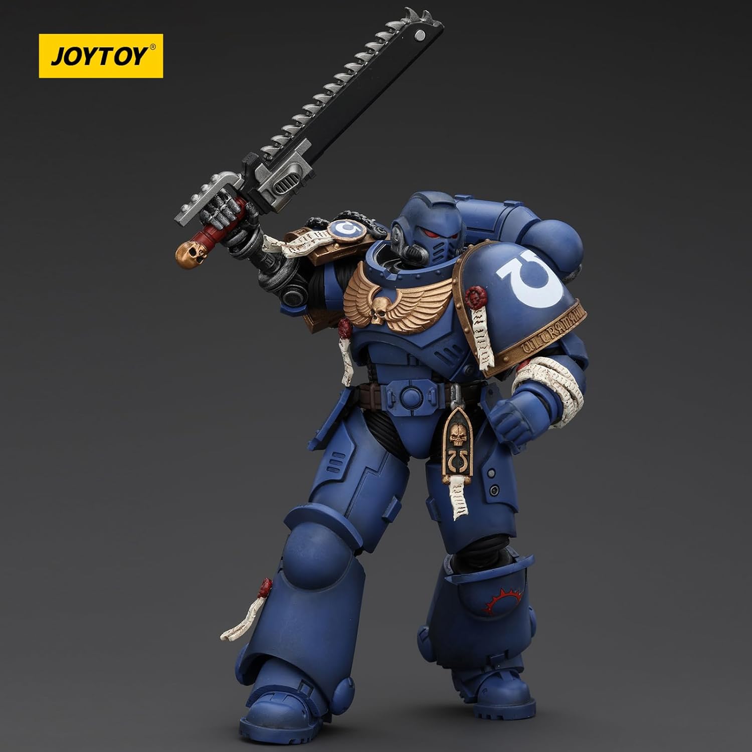 JOYTOY Warhammer 40k Space Marine 2, Uitramarines Brother Chairon 1/18 Action Figure Collect Models, Dedicated to You Who Love Collecting