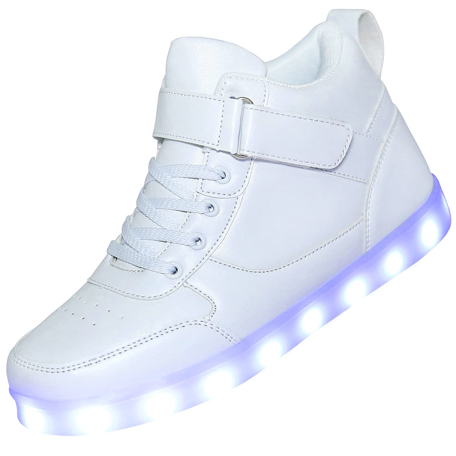 Kids Light up Shoes Led Sneakers USB Charging Flashing Trainers for Boys Girls High Top Sneakers