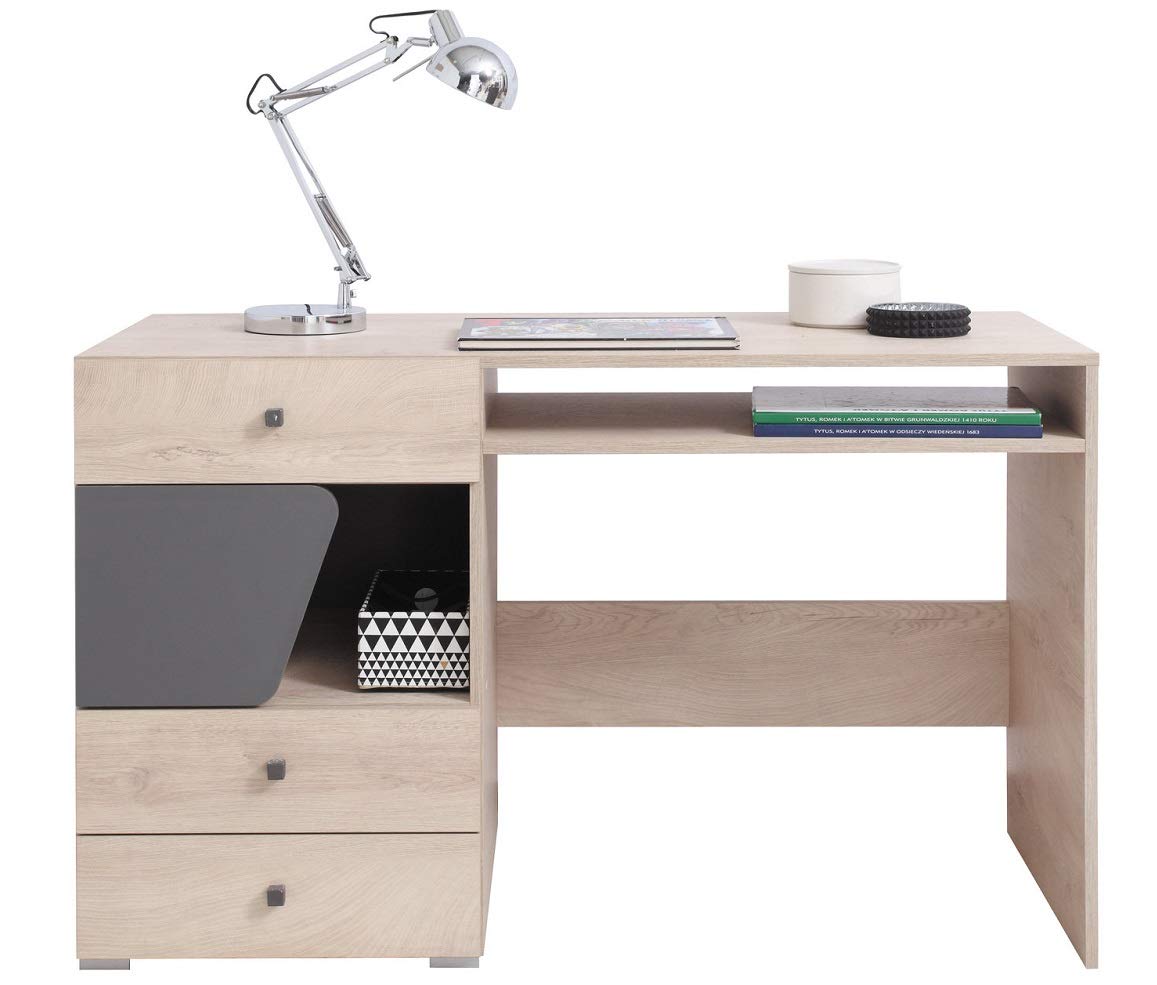 Jugendzimmer Kinderzimmer komplett Davis Set C Eckschrank Schreibtisch Bett 120x200 Regale