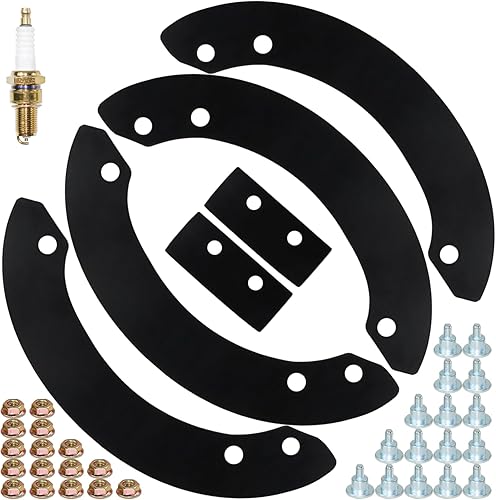 06720-V10-030 Kit de goma de barrena con herrajes reemplaza Honda 06720-V10-020 para Honda HS520, HS520K1, HS720 sopladores de nieve, palas Honda