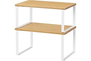 NEX Bamboo Kitchen Cup Shelf for Cabinet