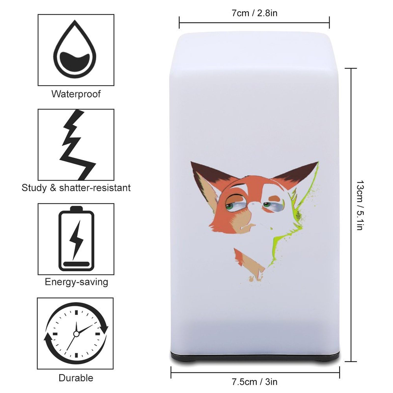 Amazon.co.jp : ナイトライト ズートピア ニック・ワイルド 電気