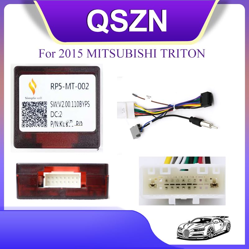 Car Accessories Car Radio Canbus Box Canbus Box Adaptor for 2015 for Mitsubishi Triton with Wiring Harness Cable Android Car Radio - (Color Name: Cable canbus Set)