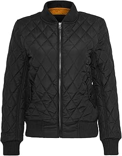 Urban Classics Women\'s Ladies Diamond Quilt Nylon Jacket