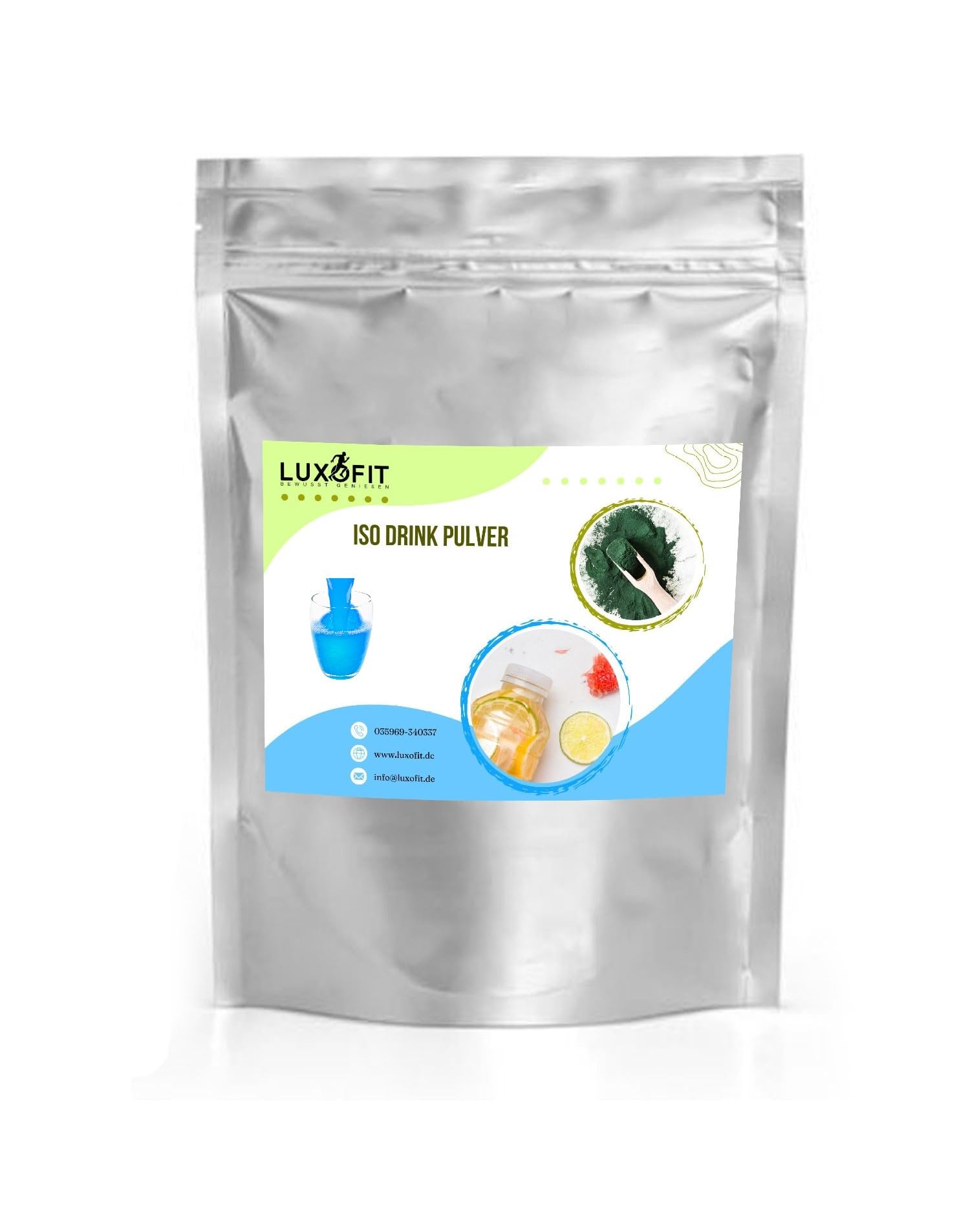 Luxofit Tutti Frutti Getränk isotonisch Iso Drink Pulver, Elektrolytgetränk, Allergenfrei, geeignet für Ausdauersportler, schnelle und einfache Zubereitung (10 Kg)