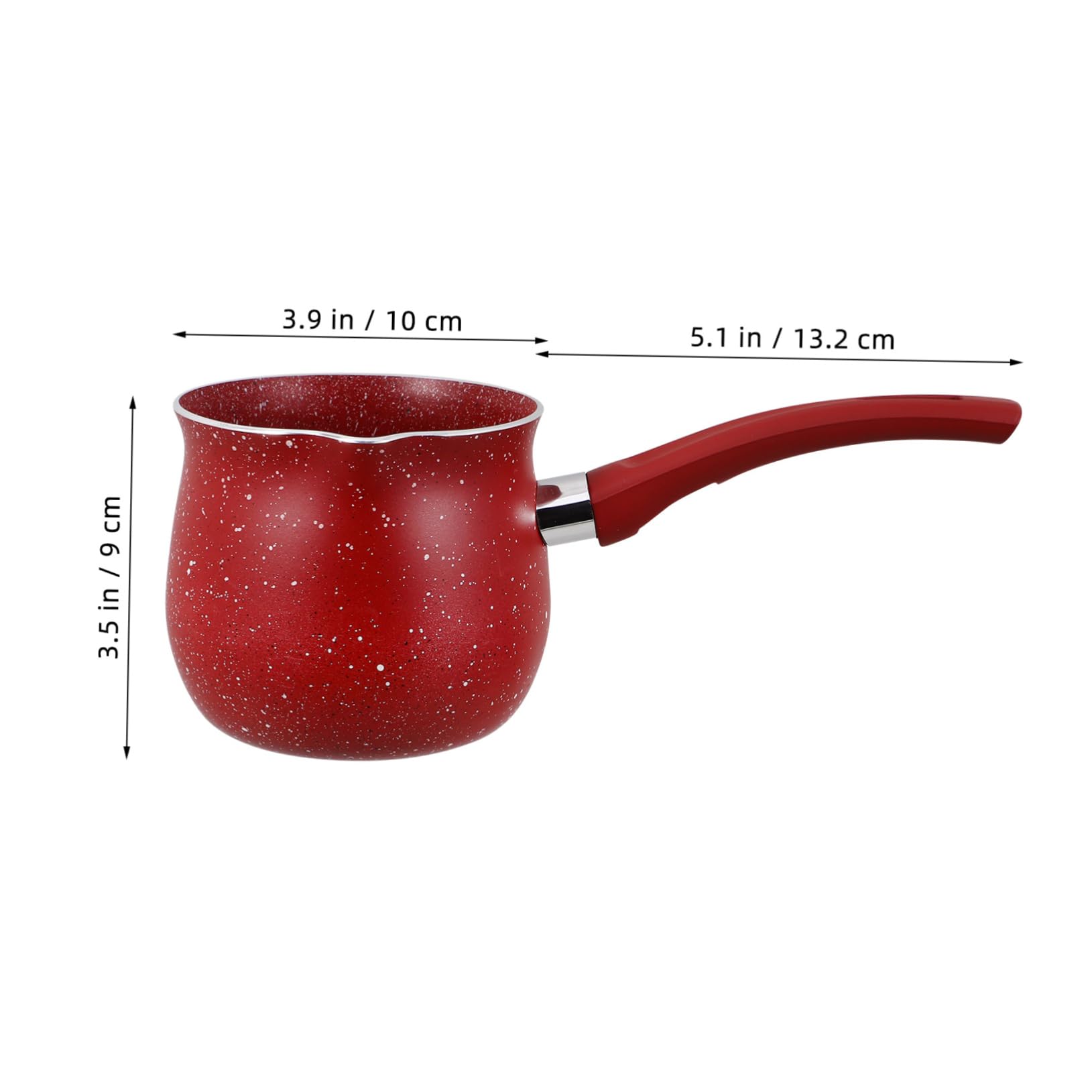 Alipis Multipurpose Pot for Greek Milk Butter Small Saucepan Stainless Steel Heatproof Handle Kitchen Essential