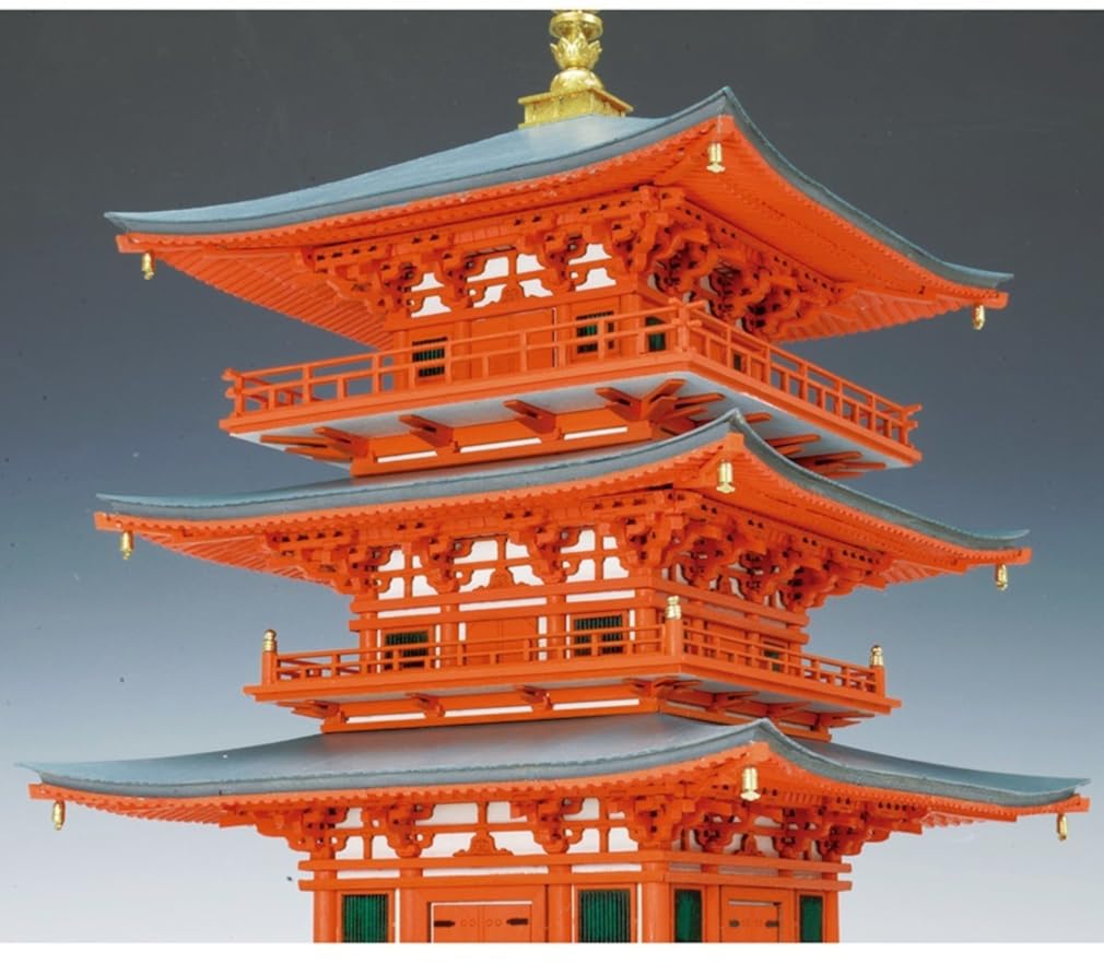 【完成品】woody JOE 木製模型 1/75 青岸渡寺 三重塔 Amazon | ウッディジョー 1/75 青岸渡寺 三重塔 木製模型