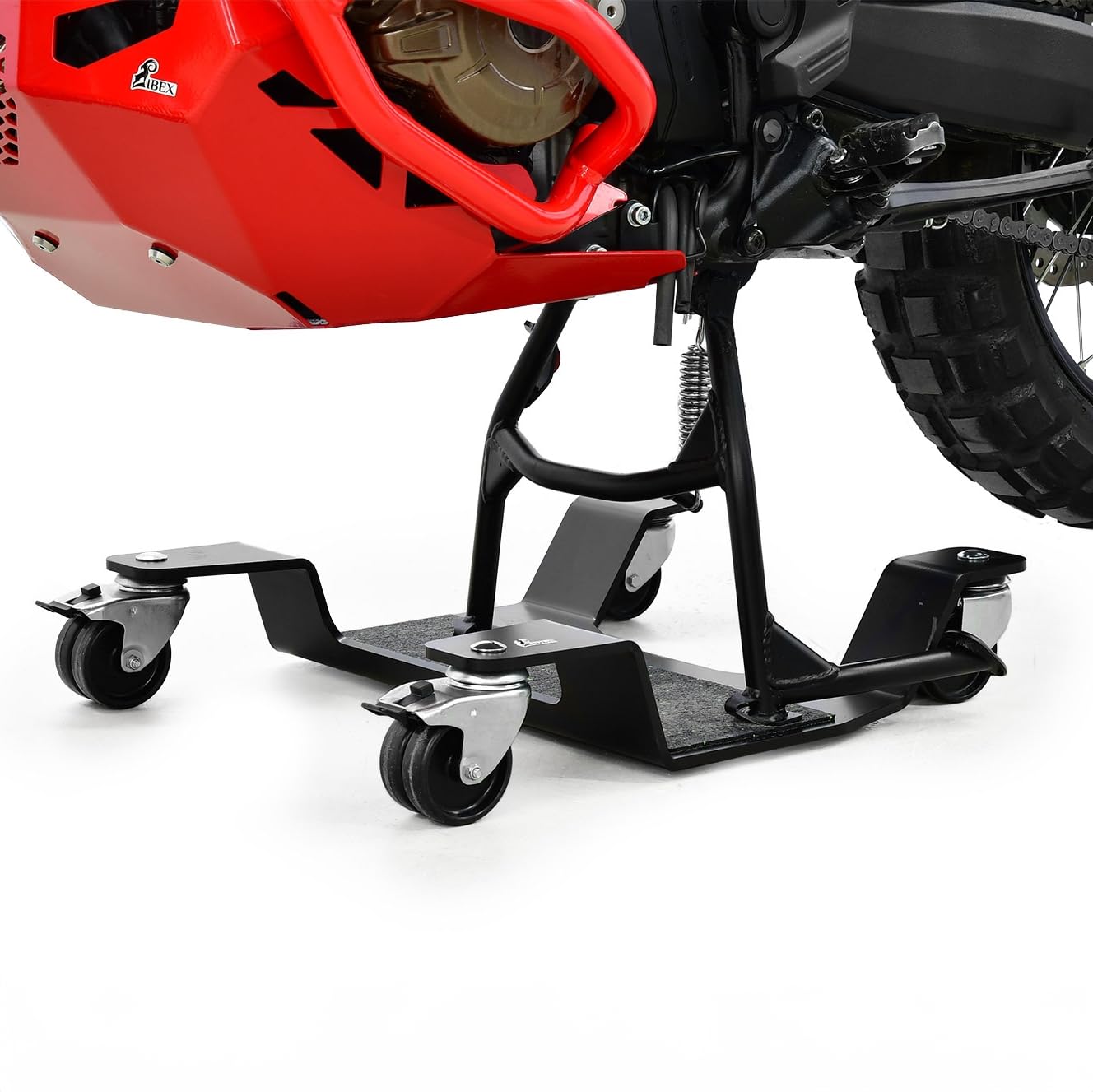 Universale Motociclo Pedana per cavalletto Centrale Manovra Piastra Manovra carrello 400 kg
