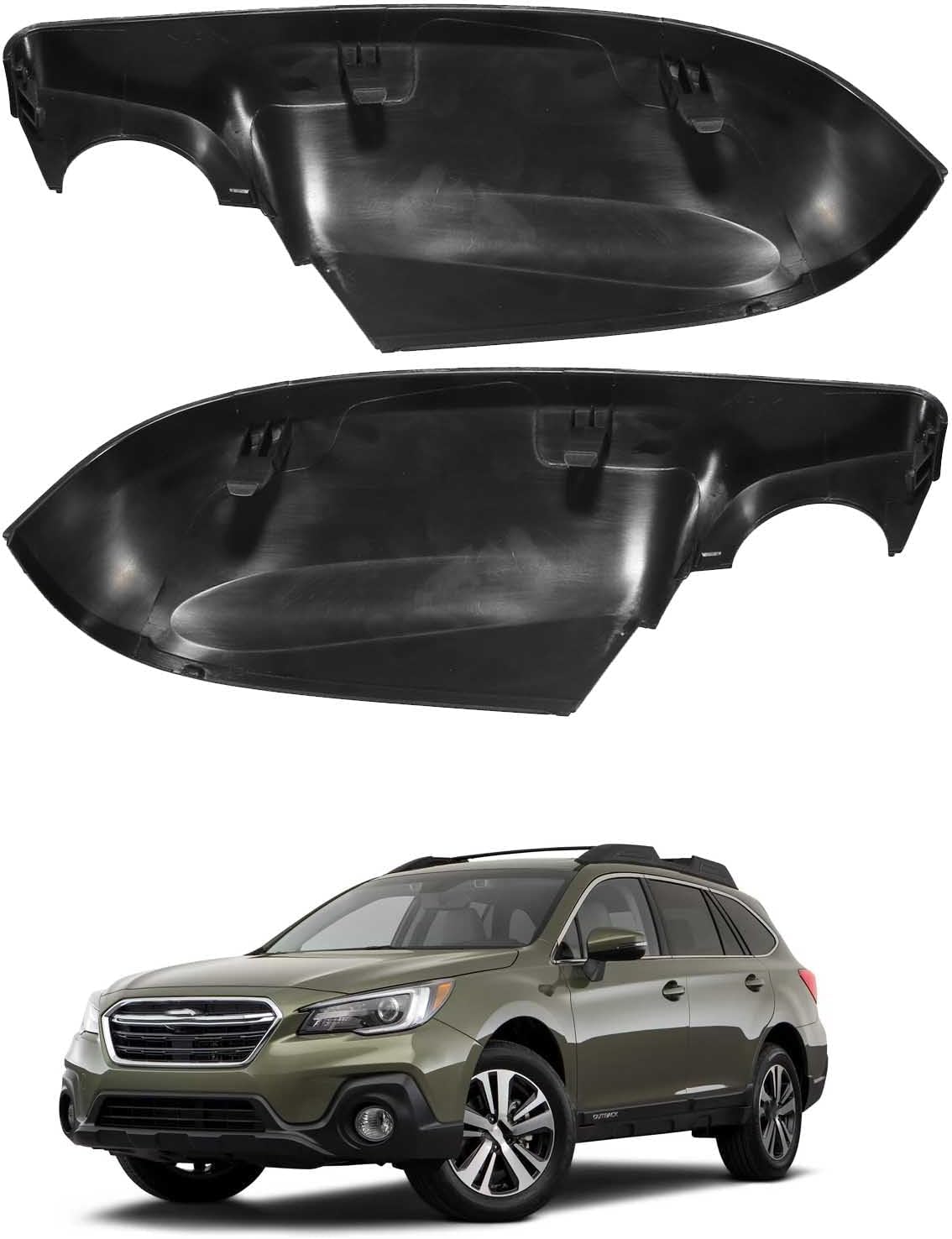 XJPGHA Wing Mirror Covers Caps for Subaru Outback 2018-2019, Sturdy Durable Cover Housing Door Mirror Vehicle Accessory Rearview Side Covers