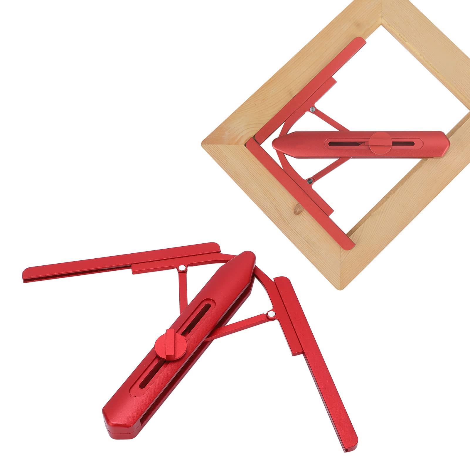 Duplicatore angolare in alluminio pieghevole rosso legno da 0 a 180 gradi