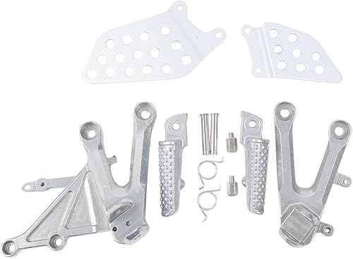 TCT-MOTORPARTS Juego de soporte para reposapiés delantero para Honda CBR1000RR 2004-2007 2005