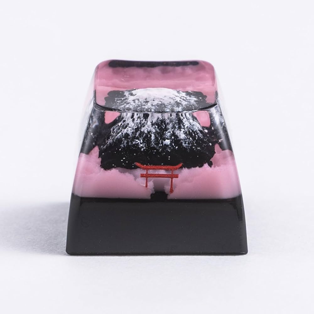 Amazon.com: ULTRAEQUIP Artisan Keycap, Mount Fuji Sakura