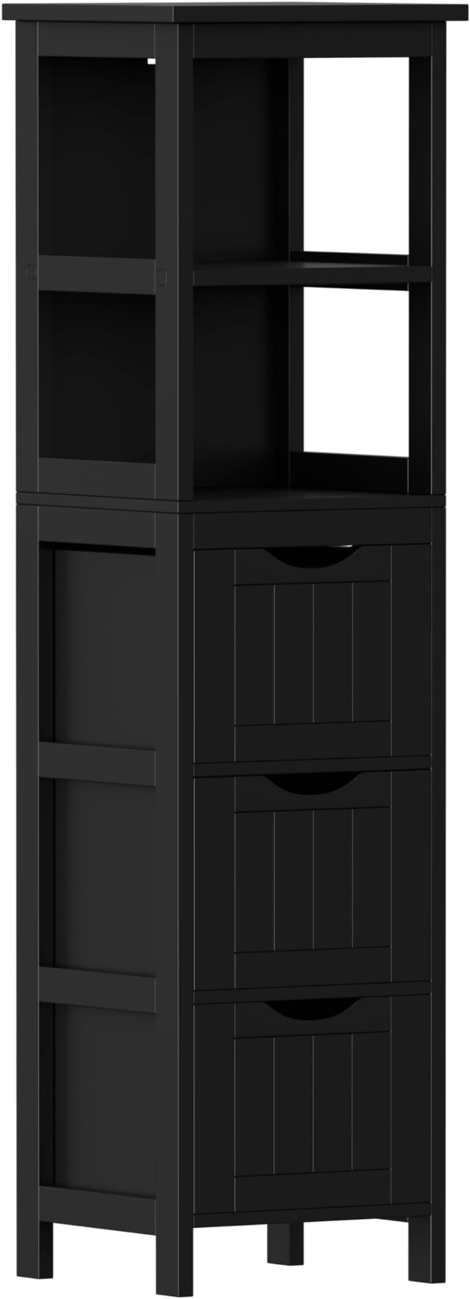 FCH Bathroom Storage Free Standing Wooden
