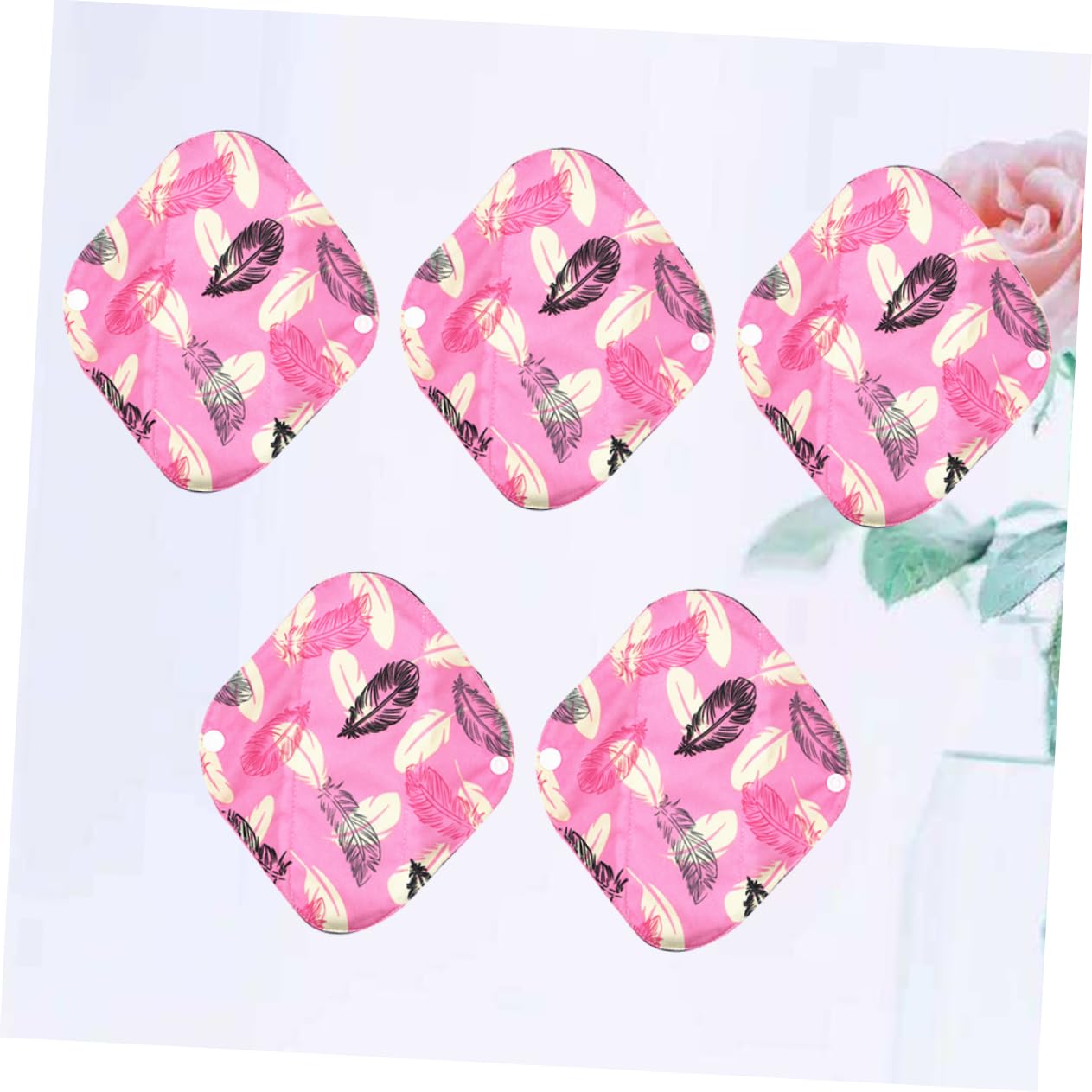 VALICLUD 3 Set Assorbenti Mestruali Riutilizzabili Lavabili Fibra Design Pratico E Comfort Per Donne 5 Pezzi*3