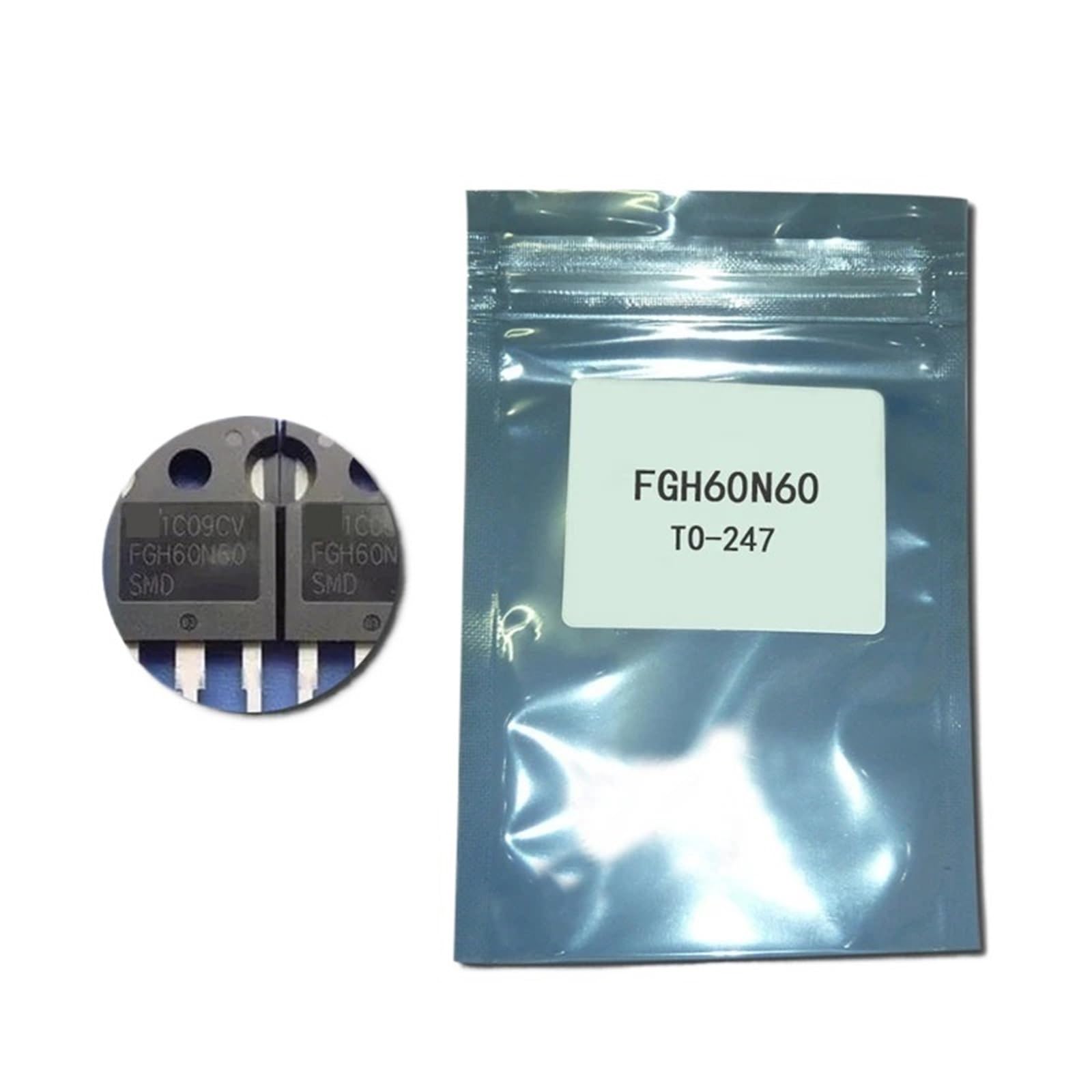 IGBT 60N60 FGH60N60SFD lot de 5 onduleurs TO-247 600V 60A pour réparation de machine à souder