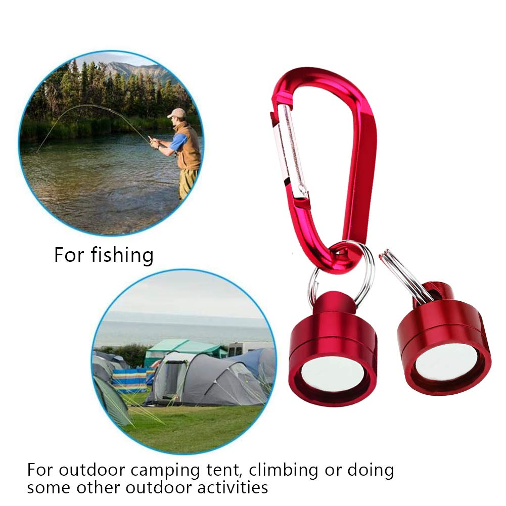 Boucle Magnétique VGEBY1 Pour épuisette De Pêche - Mousqueton En Alliage Aluminium, Anti-perte | Accessoire Pêche, Montagne